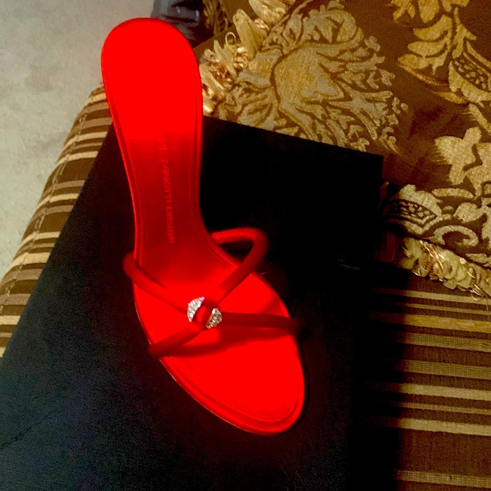 Giuseppe Red dress sandals